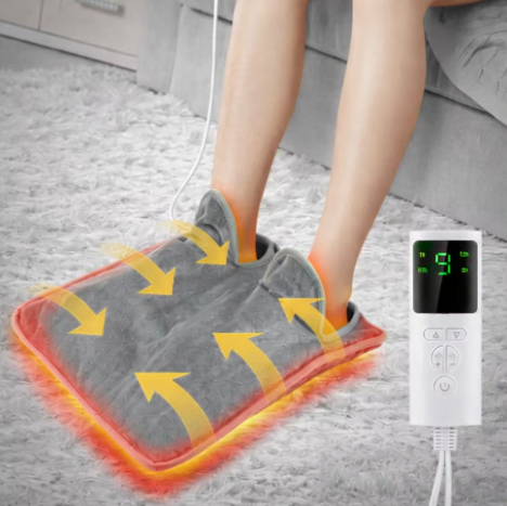 Coussin Chauffant Électrique pour les Pieds – Lavable & Confort Douillet